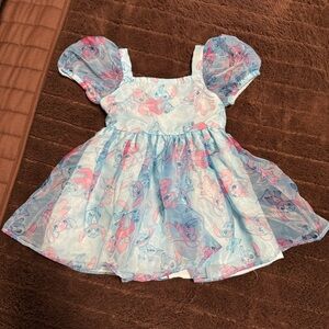 Disney Stitch Blue and Pink Dress